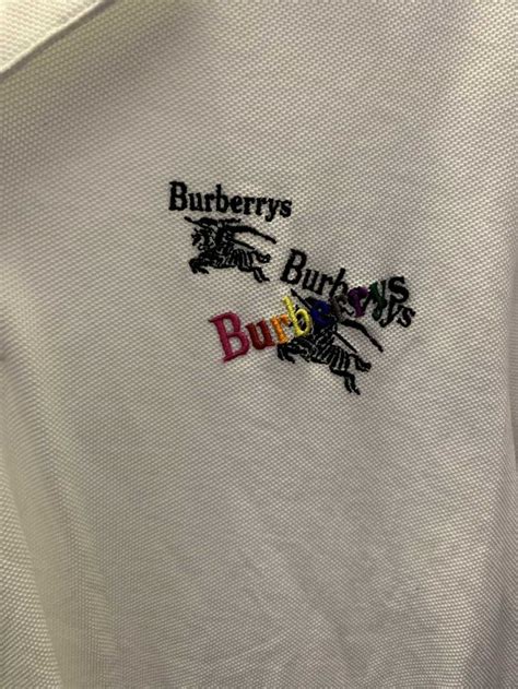 burberry vintage rainbow shirt